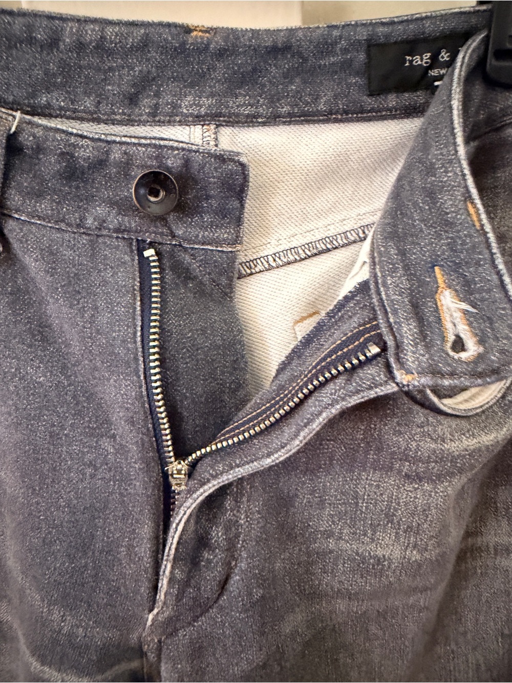 Rag & Bone Light Blue Wide-Leg Denim Jeans 28 - Picture 9 of 10